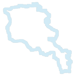 Armenia map outline