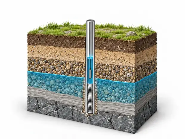 Groundwater observations technical illustration