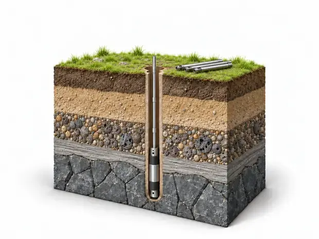 In-situ testing technical illustration