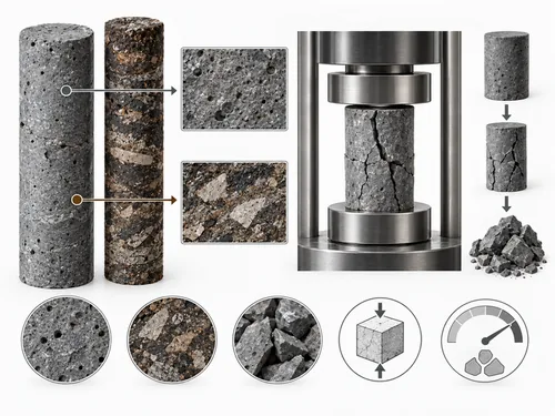 Rock Testing technical illustration